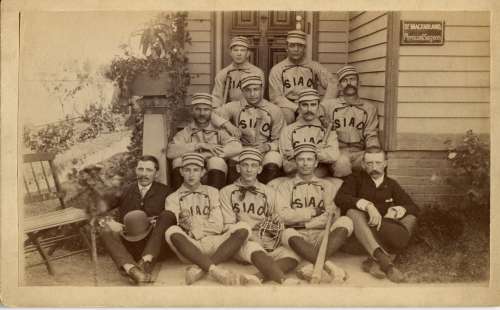 Dr. MacFarland Physician Surgeon SIAC Base Ball Team